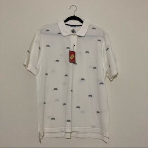 Roundtree & Yorke Crab Design Polo